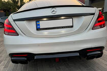 Mercedes S-class W222 2013-2022 Diffusore posteriore BRB (primer, 2018+) foto 9