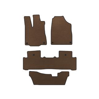 Tappetini EVA (3 File, Marrone)