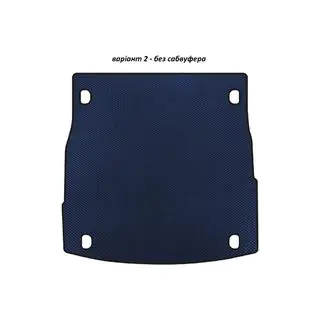 Tappetino bagagliaio EVA V-2 (senza subwoofer, Blu)