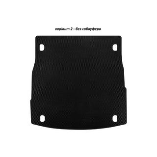 Tappetino bagagliaio EVA V-2 (senza subwoofer, Nero) Alfa Romeo Stelvio 2016-