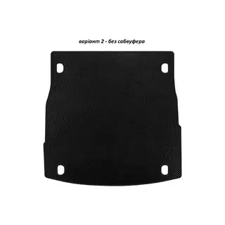 Tappetino bagagliaio EVA V-2 (senza subwoofer, Nero)