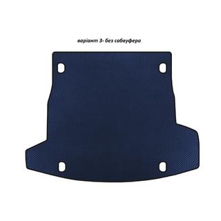 Tappetino bagagliaio EVA V-3 (senza subwoofer, Blu) Alfa Romeo Stelvio 2016-