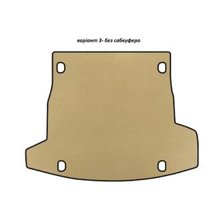 Tappetino bagagliaio EVA V-3 (senza subwoofer, Beige) Alfa Romeo Stelvio 2016-