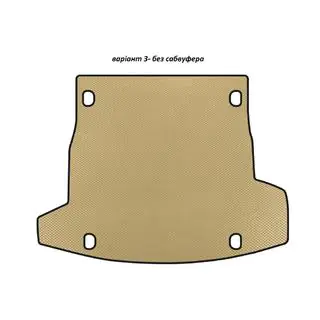 Tappetino bagagliaio EVA V-3 (senza subwoofer, Beige)