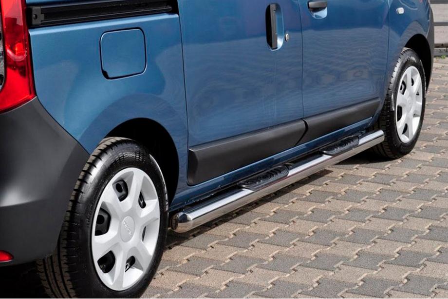 Dacia Dokker 2013-2022 Tubi Laterali (2 pz, Acciaio Inox) Image
