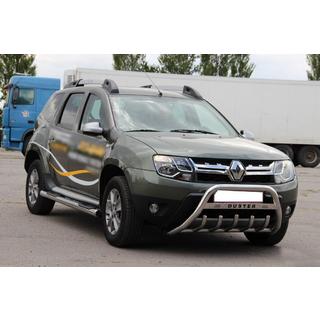 Parabullbar con scritta WT004 (acciaio inox) Renault Duster 2008–2017 foto 2