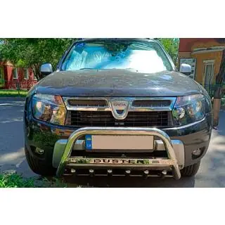 Parabullbar con scritta WT004 (acciaio inox) foto 4