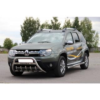 Parabullbar con scritta WT004 (acciaio inox) Dacia Duster 2008-2018 foto 1