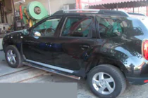 Dacia Duster 2008-2018 Tubi laterali con inserti (2 pz, acciaio inox) foto 7