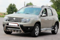 Dacia Duster 2008-2018 Tubi laterali con inserti (2 pz, acciaio inox) foto 5