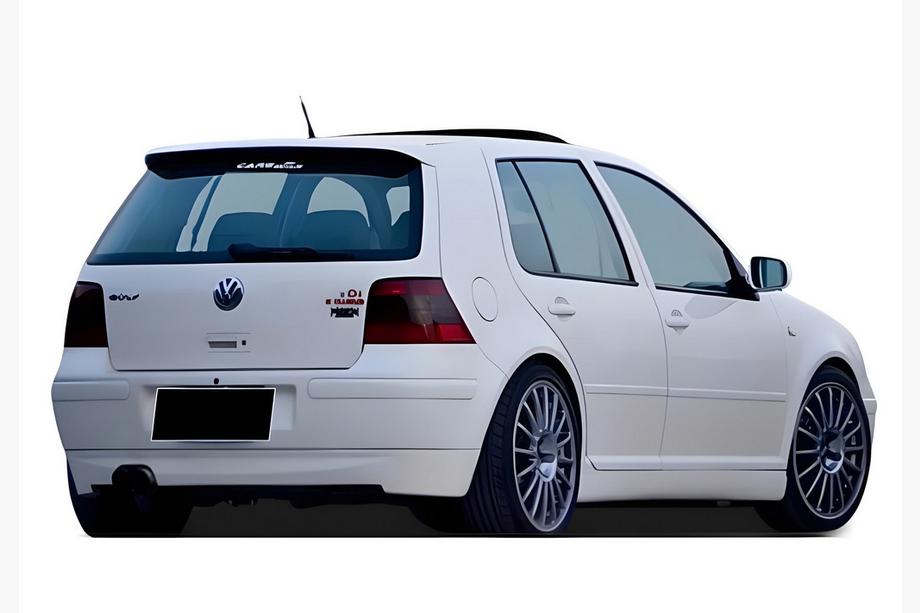 Volkswagen Golf 4 1997-2006 Diffusore posteriore DPT (nero opaco) Image