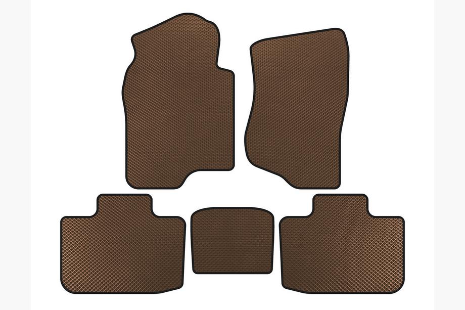 Cadillac Escalade 2007-2014 Tappetini EVA (2 File, Marrone) Image