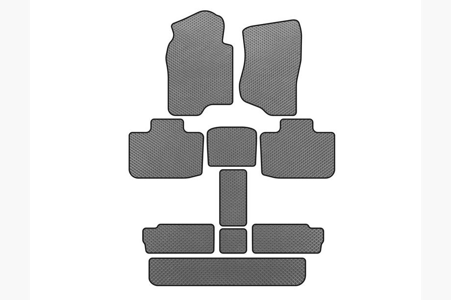 Cadillac Escalade 2007-2014 Tappetini EVA (3 File, Grigio) Image