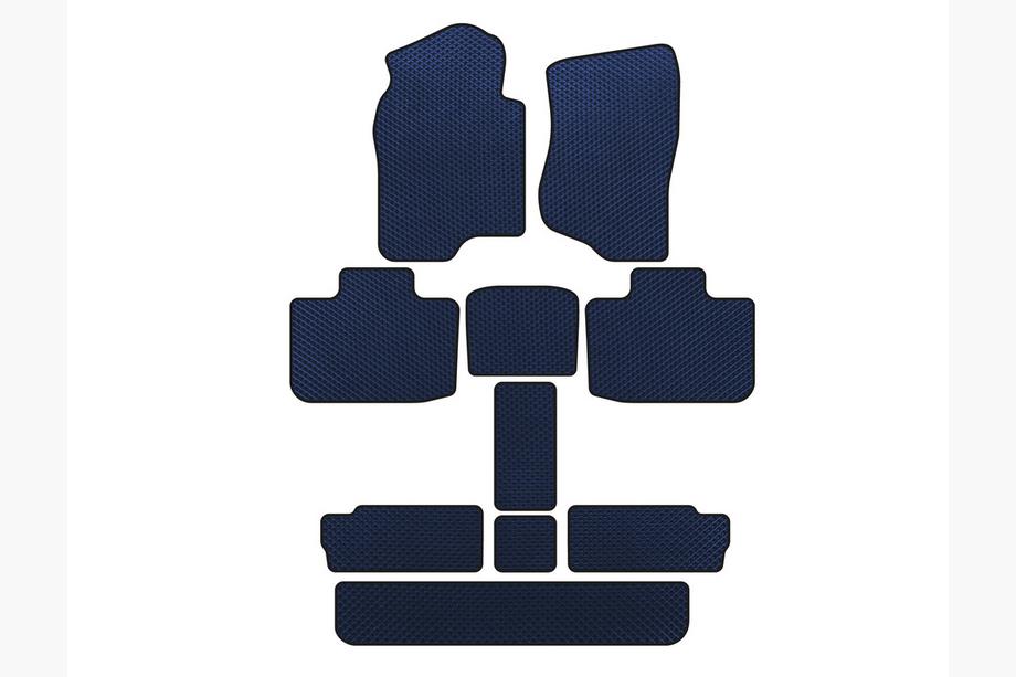 Cadillac Escalade 2007-2014 Tappetini EVA (3 File, Blu) Image