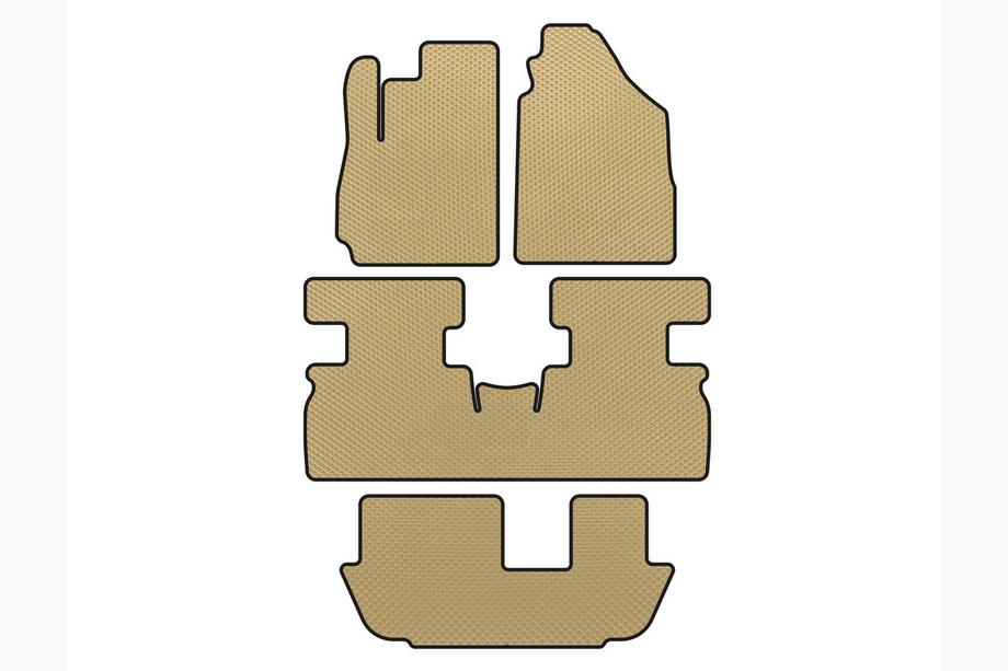 Jetour X70 2018- Tappetini EVA (3 File, Beige) Image