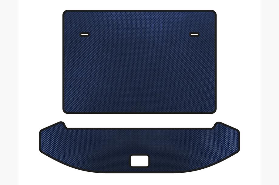 Jetour X70 2018- Tappetino bagagliaio EVA (3 file, Blu) Image