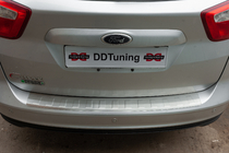 Ford C-Max/Grand C-Max 2010-2019 Protezione Paraurti Posteriore OmsaLine (Acciaio Inox) foto 2