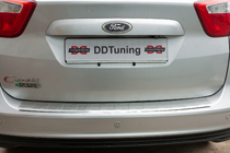 Ford C-Max/Grand C-Max 2010-2019 Protezione Paraurti Posteriore OmsaLine (Acciaio Inox) foto 8