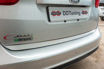 Ford C-Max/Grand C-Max 2010-2019 Modanatura bagagliaio acciaio inox foto 6