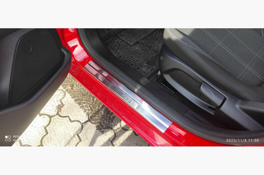 Ford Fiesta 2008-2017 Battitacco inox Carmos V1 set 4 pezzi Foto 4