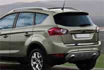 Ford Kuga 2008-2013 Modanatura bagagliaio acciaio inox foto 2