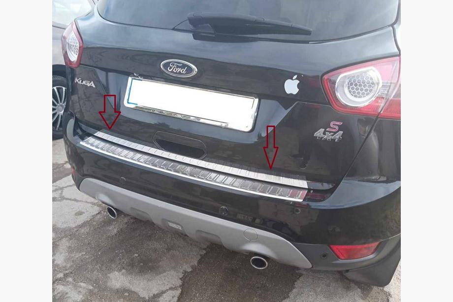 Ford Kuga 2008-2013 Modanatura bagagliaio acciaio inox Image