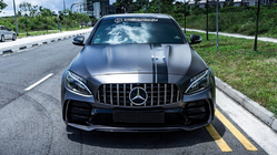 Mercedes C-class W205 2014-2021 Paraurti anteriore completo (design C63 GT) foto 2