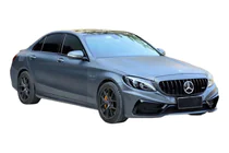 Mercedes C-class W205 2014-2021 Parafanghi C63 AMG Style (Alluminio, 2 pz) foto 3