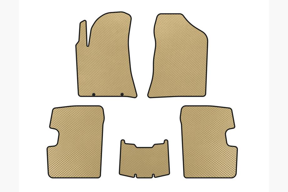 BYD F3 2013-2015 Tappetini EVA (SD, Beige) Image