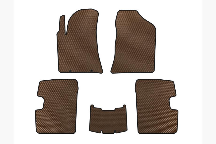 BYD F3 2013-2015 Tappetini EVA (SD, Marrone) Image