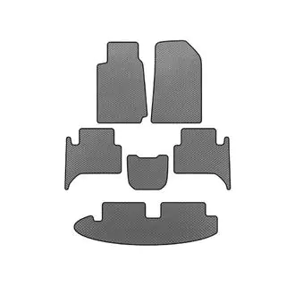 Tappetini EVA (3 File, Grigio)