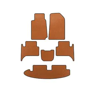 Tappetini EVA (3 File, Arancione)