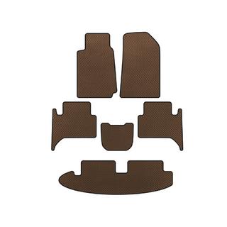 Tappetini EVA (3 File, Marrone)