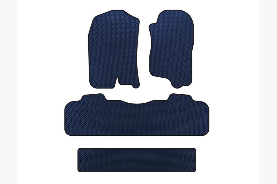 Chevrolet Tahoe 2007-2014 Tappetini EVA (3 File, 2007-2014, Blu) Image