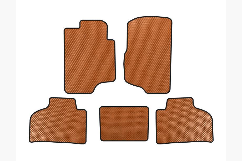 Chevrolet Silverado 2007-2013 Tappetini EVA (Arancione) Image