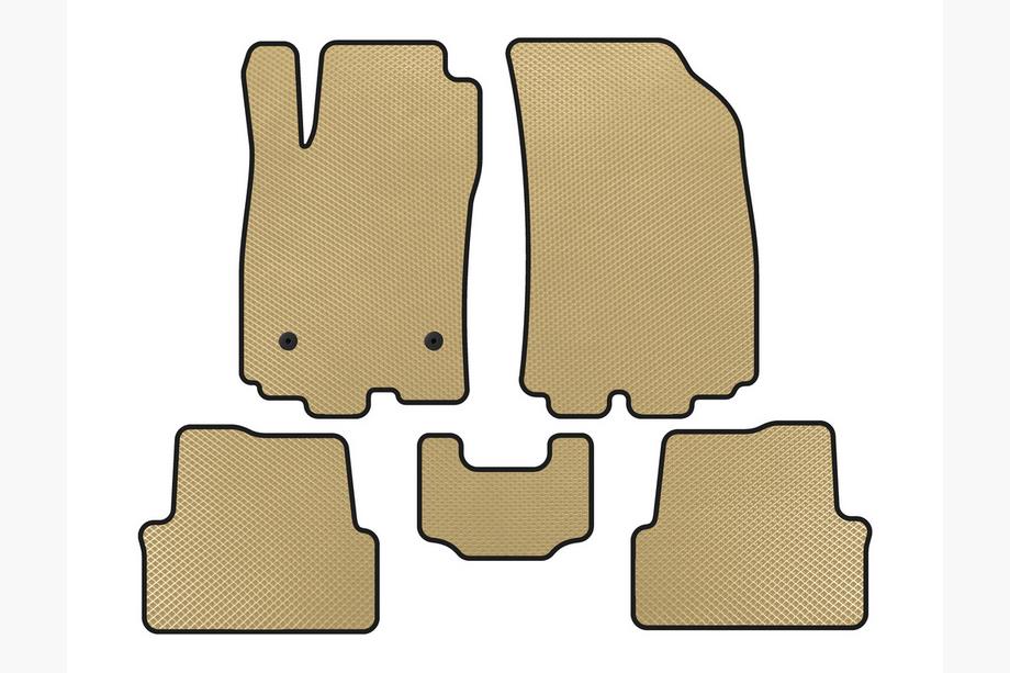 Chevrolet Sonic 2011-2022 Tappetini EVA (HB, Beige) Image