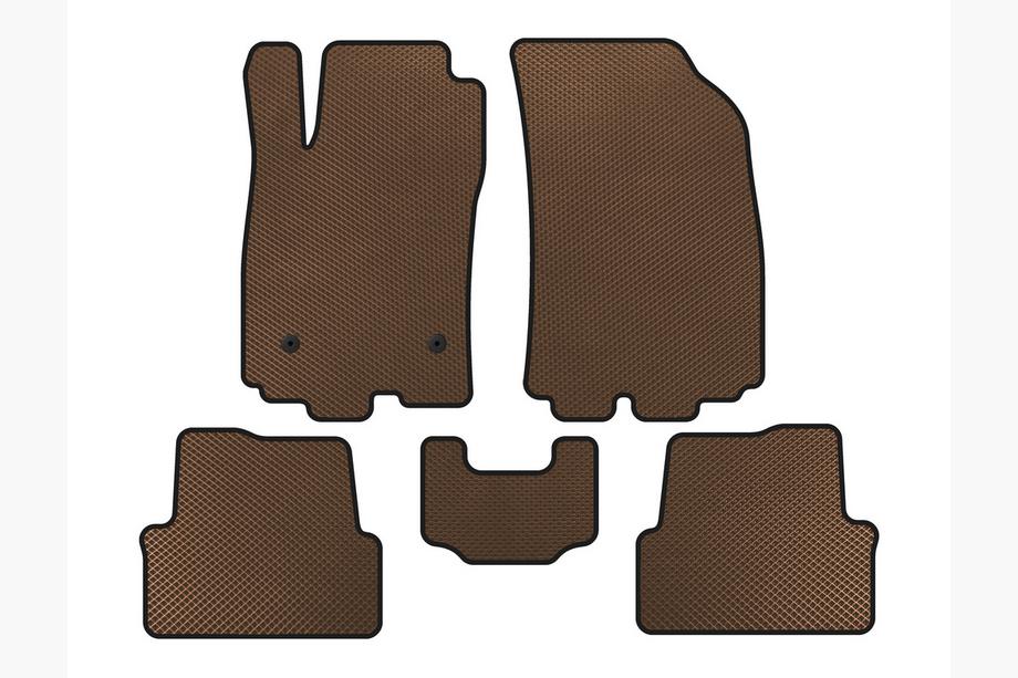 Chevrolet Sonic 2011-2022 Tappetini EVA (HB, Marrone) Image