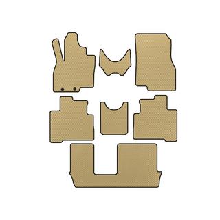 Tappetini EVA (3 File, Beige) Mitsubishi Grandis 2003-2011