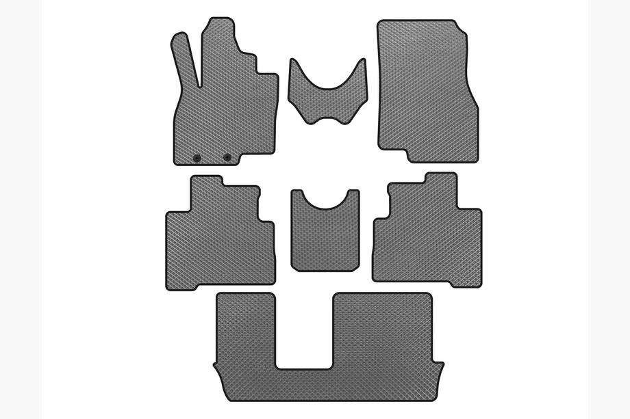 Mitsubishi Grandis 2003-2011 Tappetini EVA (3 File, Grigio) Image