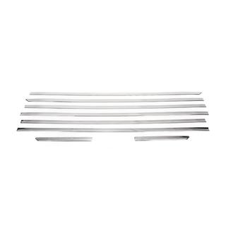 Modanature inferiori finestrini (8 pz, Acciaio inox) Ford Custom 2013-2022 foto 2