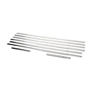 Modanature inferiori finestrini (8 pz, Acciaio inox) Ford Custom 2013-2022 foto 3