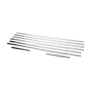 Modanature inferiori finestrini (8 pz, Acciaio inox) foto 3