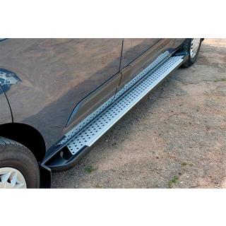 Pedane Laterali Allmond Grey (2 pz, Alluminio) Ford Custom 2013-2022 foto 1