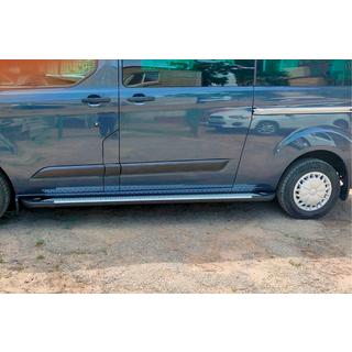 Pedane Laterali Allmond Grey (2 pz, Alluminio) Ford Custom 2013-2022 foto 4
