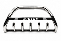 Ford Custom 2013-2022 Protezione Anteriore WT004 (Acciaio Inox) foto 2