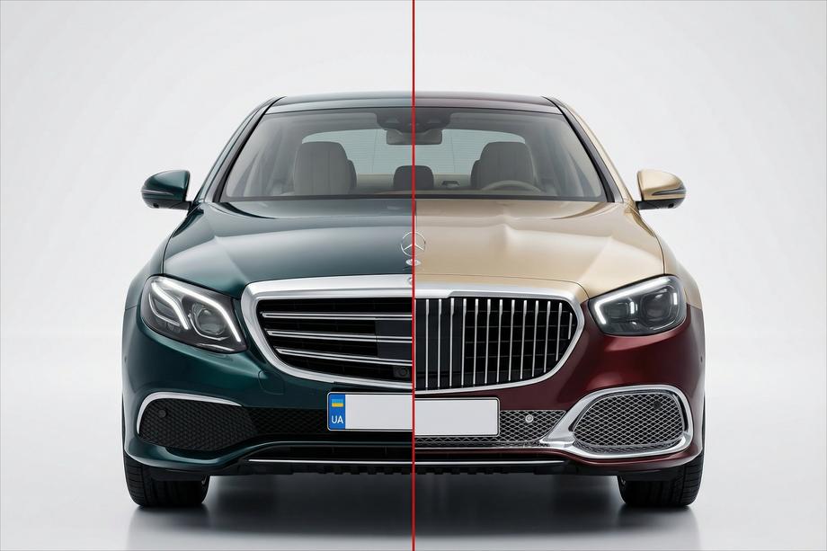 Mercedes E-class W213 2016-2023 Kit carrozzeria facelift per Maybach 2024 Image