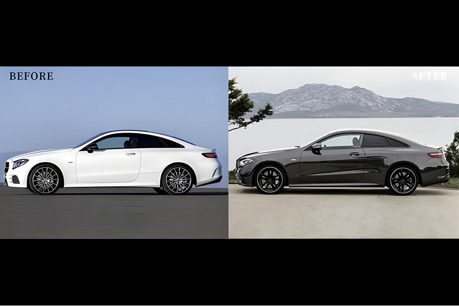 Mercedes E-class coupe C238 2016-2024 Kit carrozzeria restyling stile AMG E63 2024 Foto 2