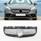 Mercedes SLC R172 2016-2020 Griglia Anteriore Diamond Silver foto 3