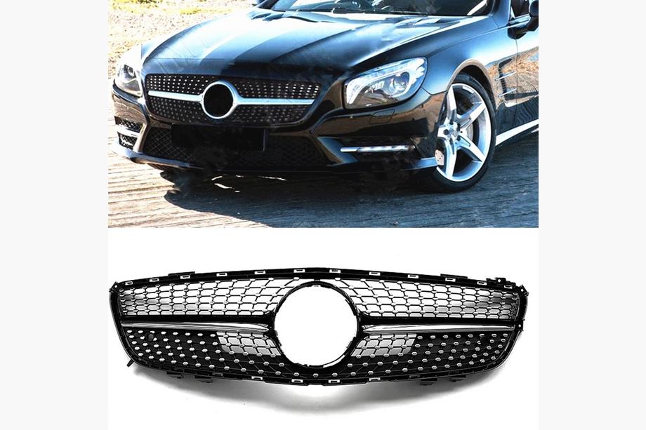 Mercedes SL R231 2012-2020 Griglia Anteriore Diamond Black (2012-2016) Image