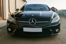 Mercedes SL R230 2001-2011 Griglia Anteriore Diamond Black (2008-2011) foto 3